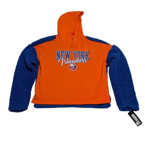 Orange & Blue NHL Newyork Islanders Kids Hoodie Size XL - Picture 1 of 6